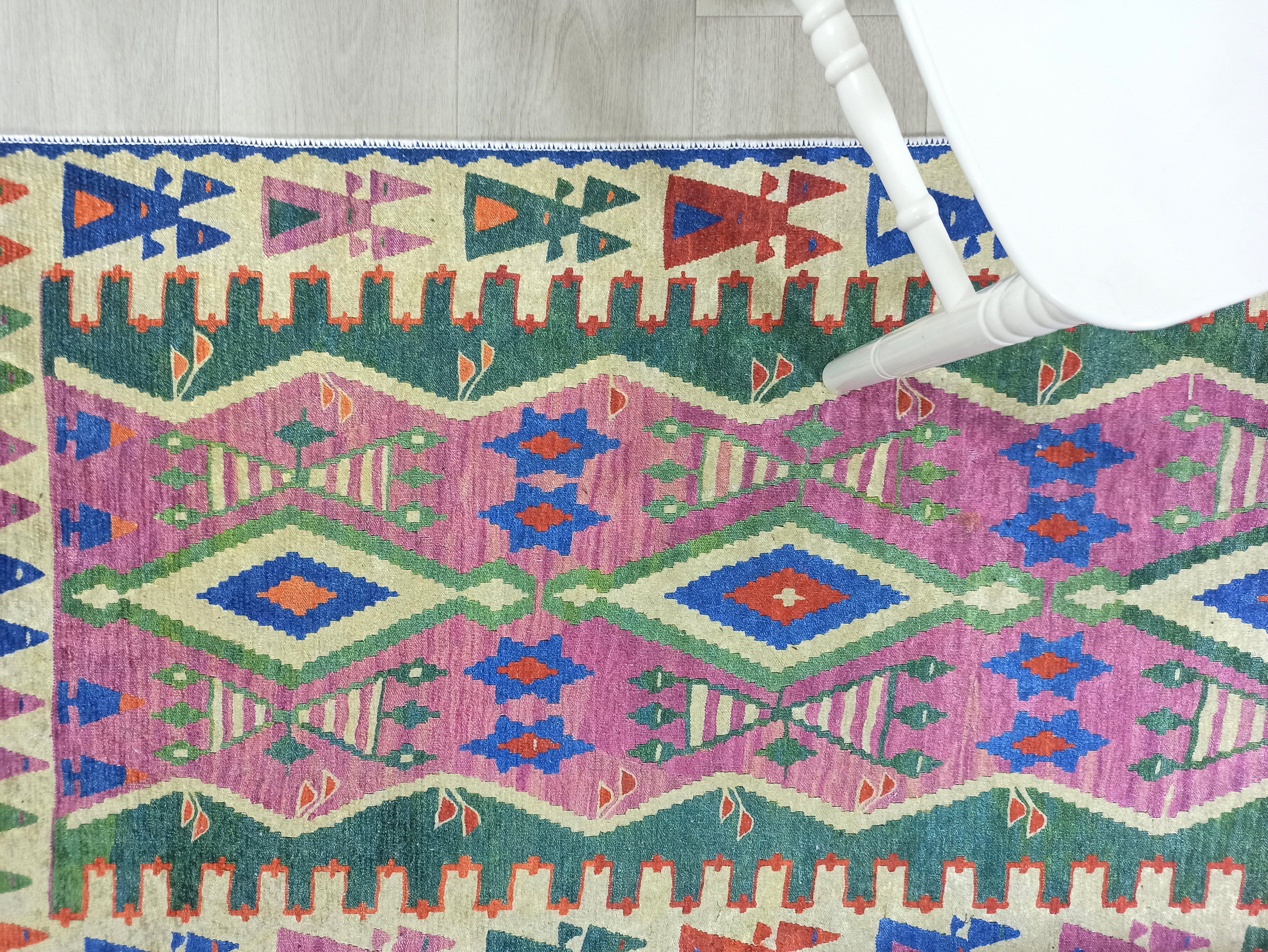Kilim Style Rug, Colourful, Modern Home Décor