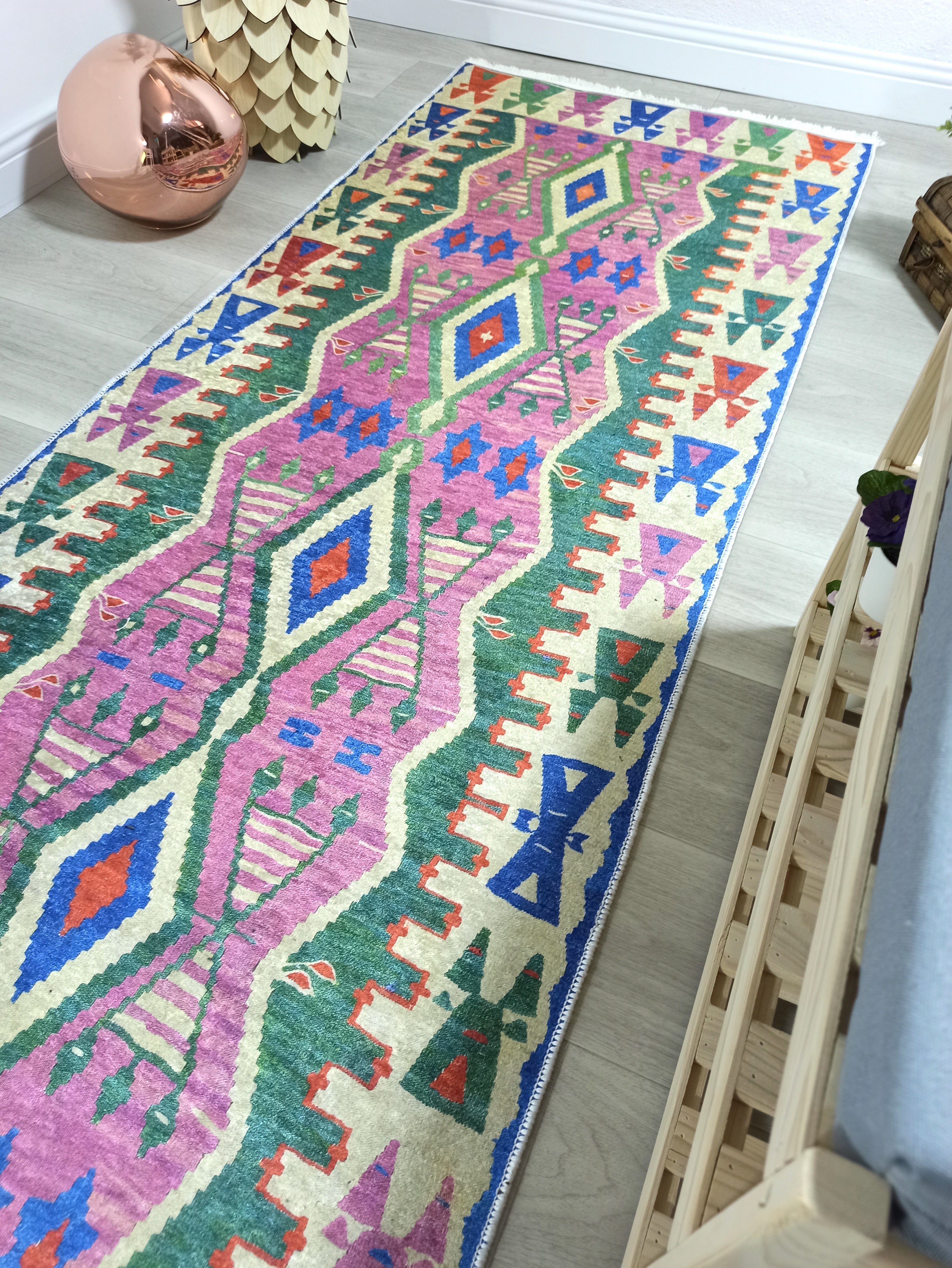 Kilim Style Rug, Colourful, Modern Home Décor