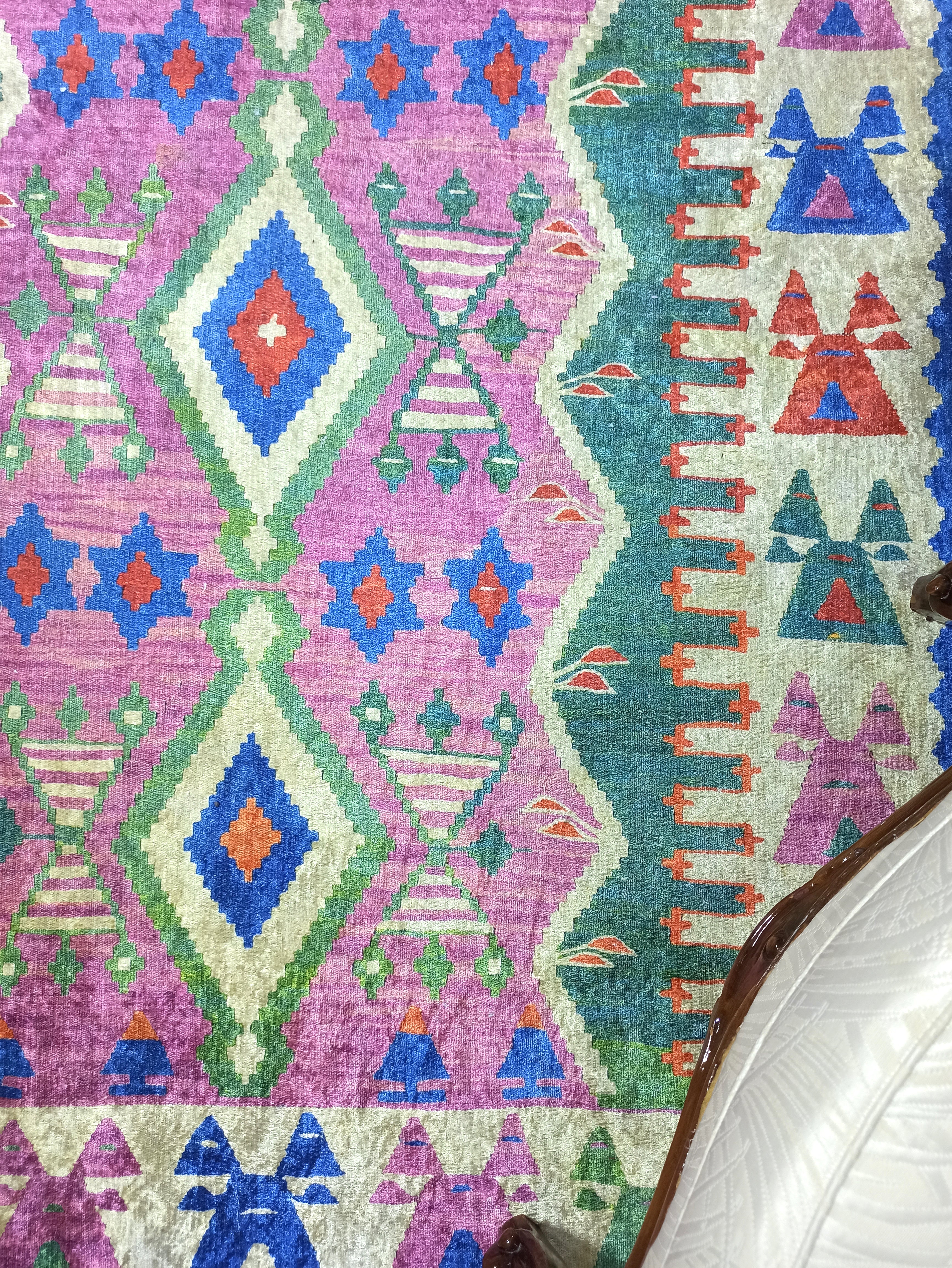 Kilim Style Rug, Colourful, Modern Home Décor