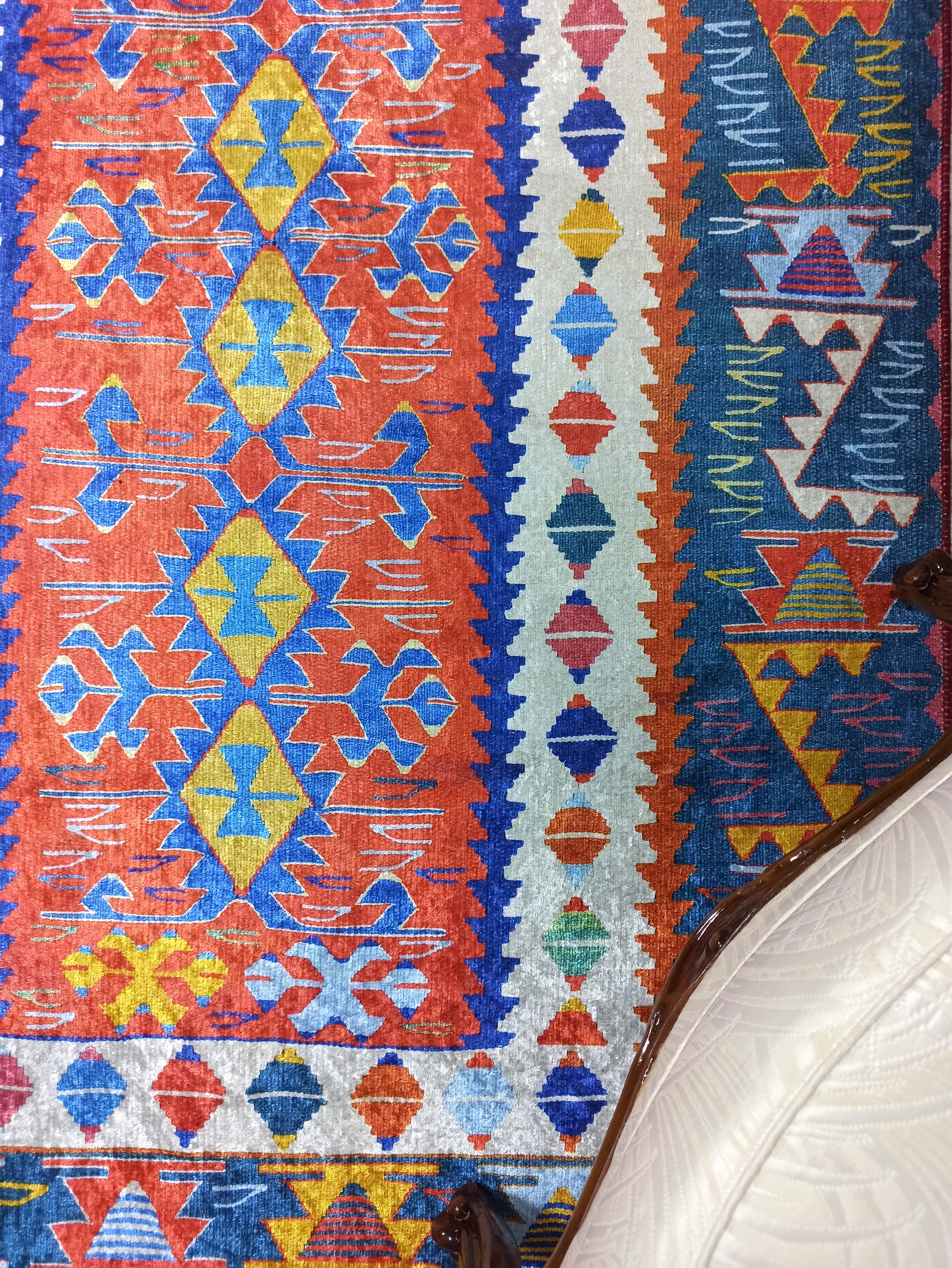 Kilim Style Runner &amp; Rug, Multi Color Rug, Modern Home Décor
