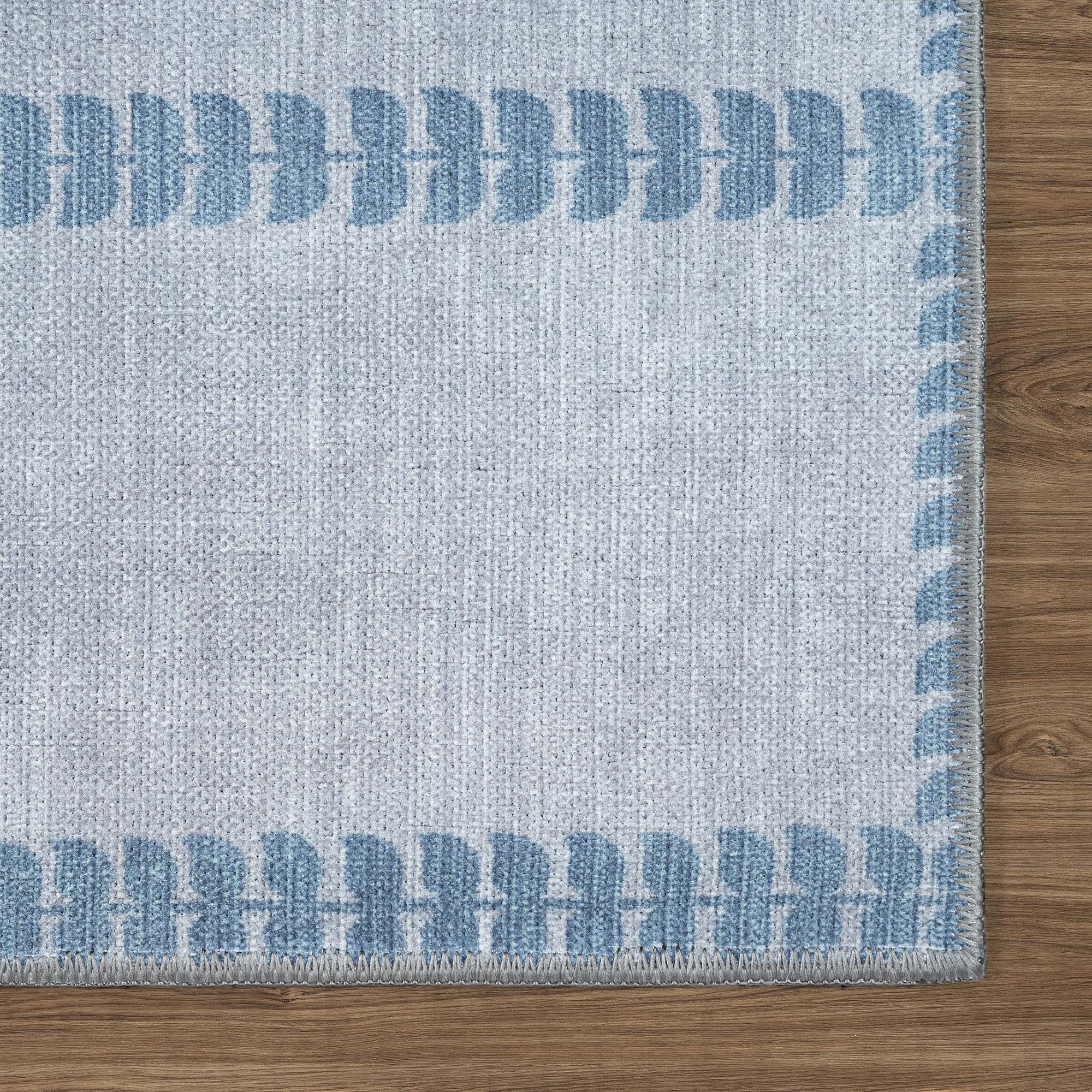 Amani Gray Blue Oushak Rug