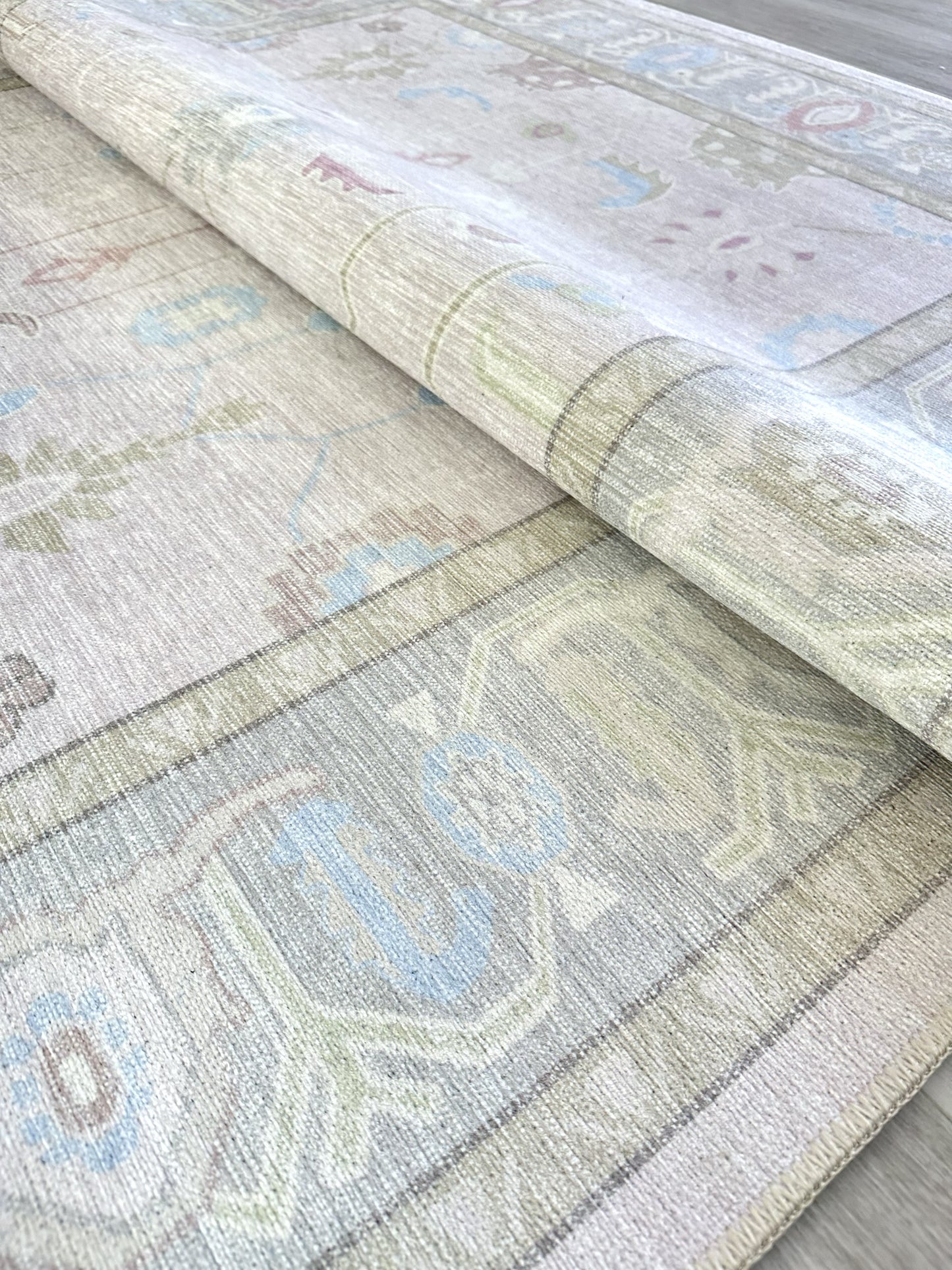 Faded Oushak Rug, Neutral Muted Turkish Vintage Pastel Large Oversized Traditional Area Rugs for Living room Bedroom Kitchen Bathroom Kids