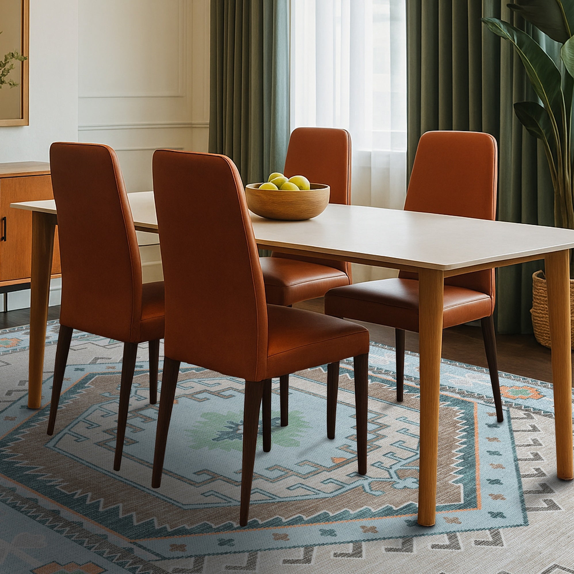 Elea Aesthetic Green Oushak Rug