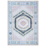Averill Lavender, Pink & Blue Modern Oushak Rug