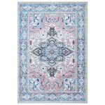 Marielle Navy Pink Heriz Modern Persian Rug
