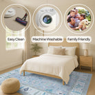 Aviana Pastel Lavender Modern Oushak Rug