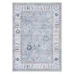 Sylvie Gray Blue Pastel Modern Oushak Rug