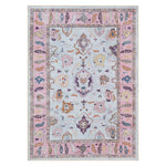 Luella Pastel Pink Cream Modern Oushak Rug
