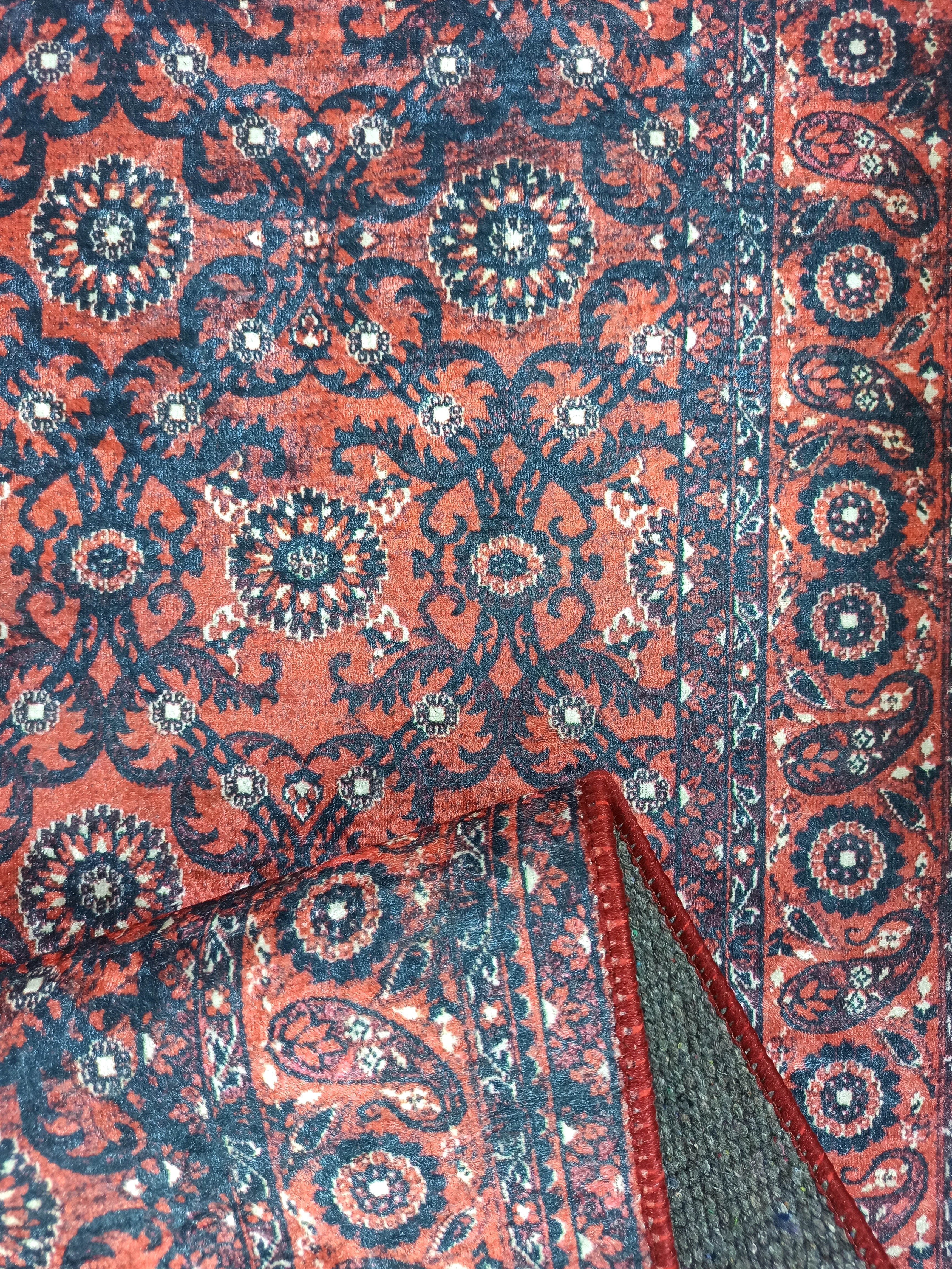 Red Persian Heriz Vintage Style Runner & Rug