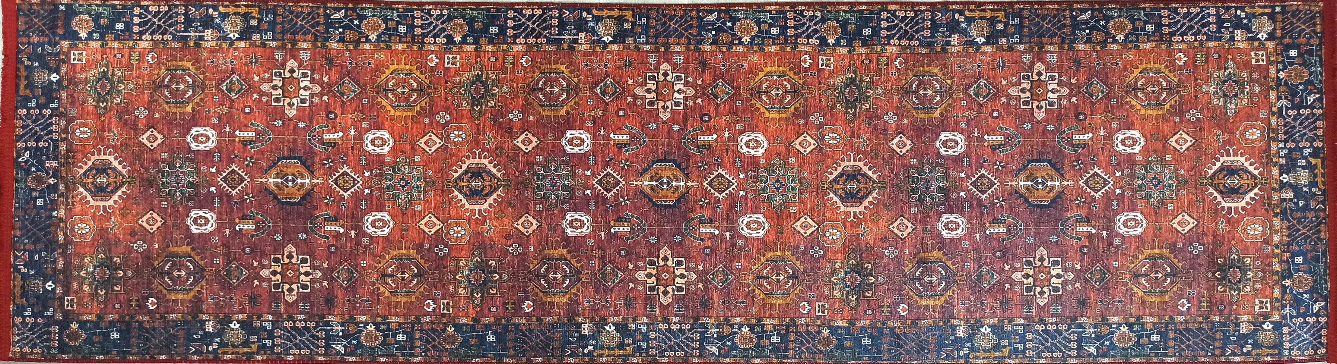 Red Turkish Vintage Traditional Carpet Modern Floor Decor Rug