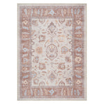 Anais Boho Brown Ivory Modern Oushak Rug