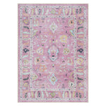 Elira Pink Pink Modern Oushak Rug