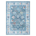 Lumira Teal Modern Oushak Rug