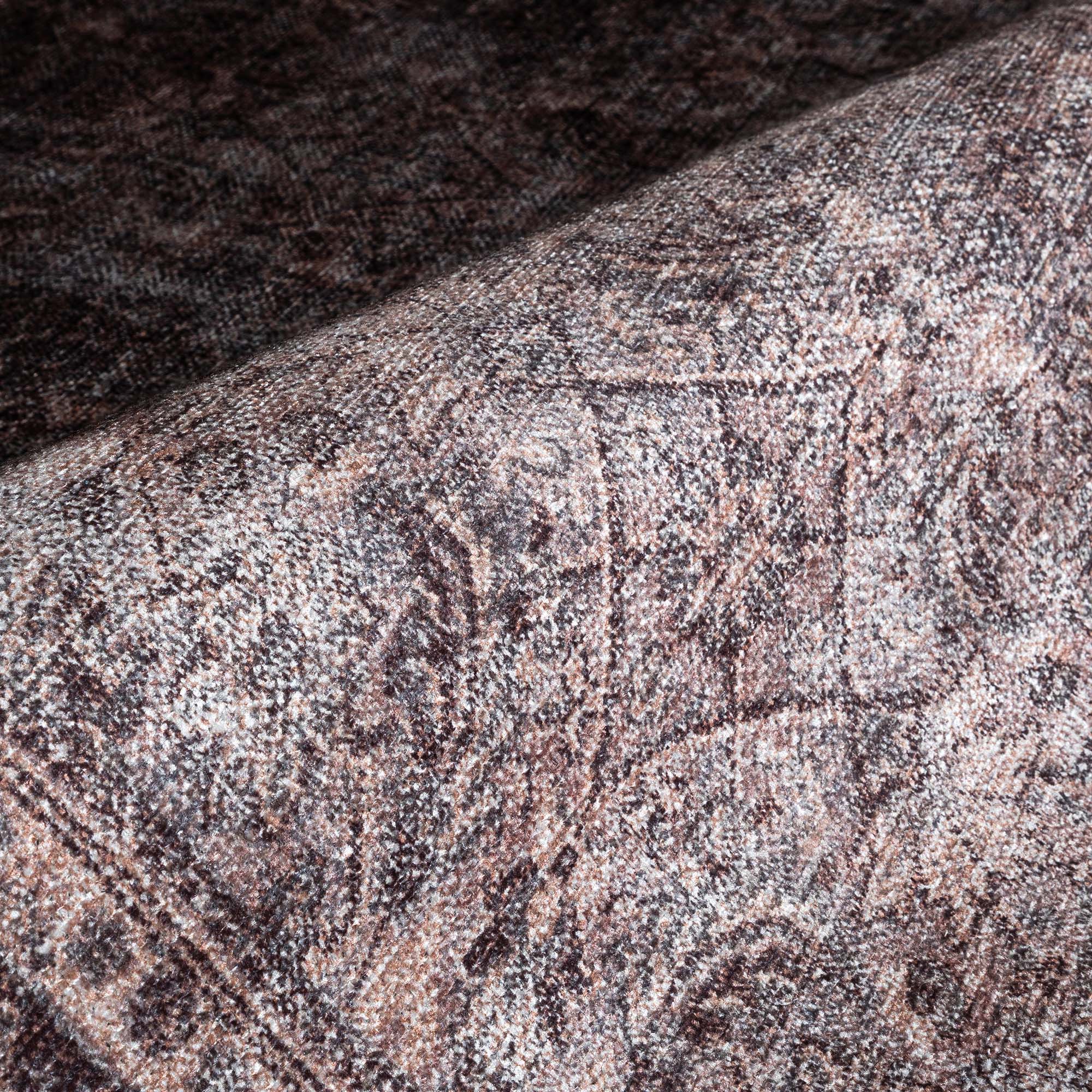 Cecile Distressed Persian Beige, Blush &amp; Muted Sage Rug