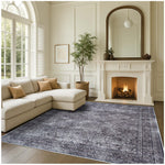 Valerie Distressed Persian Newburg Green & Olive Rug