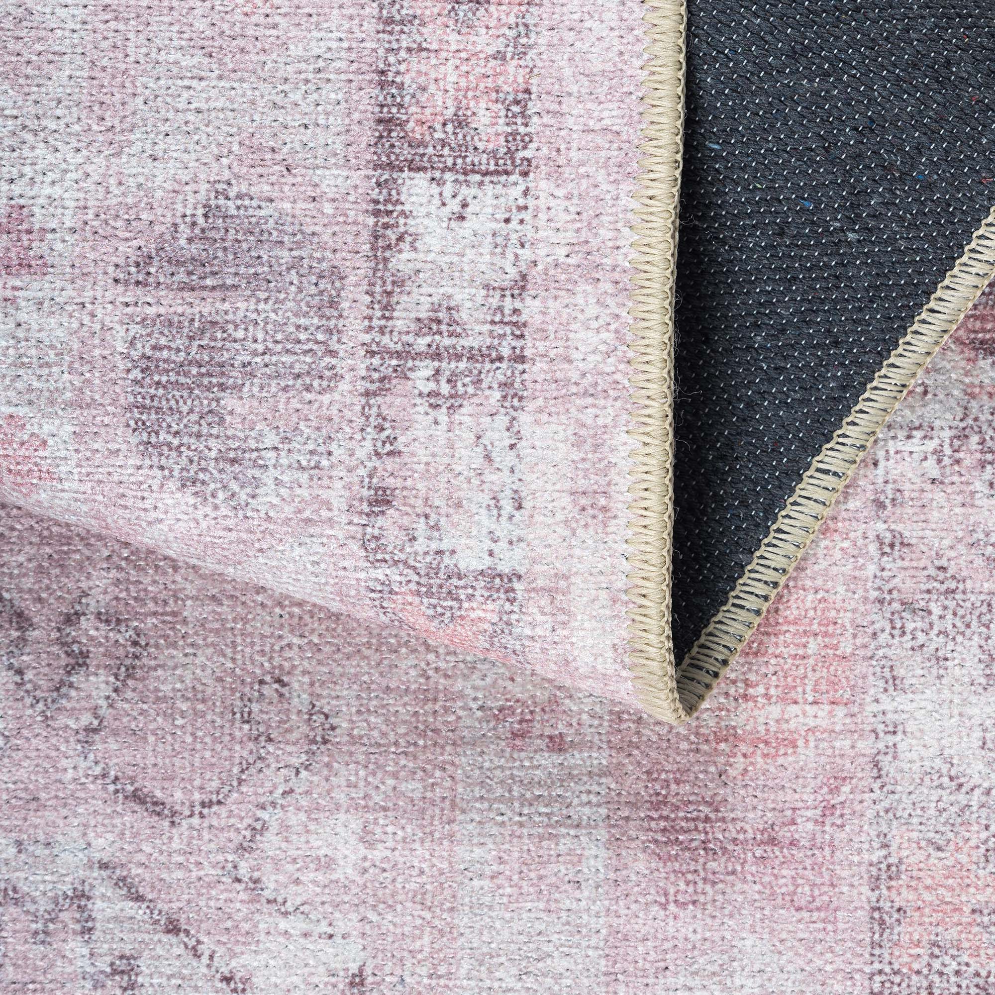 Leonie Pink Pale & Dusty Persian Vintage Rug