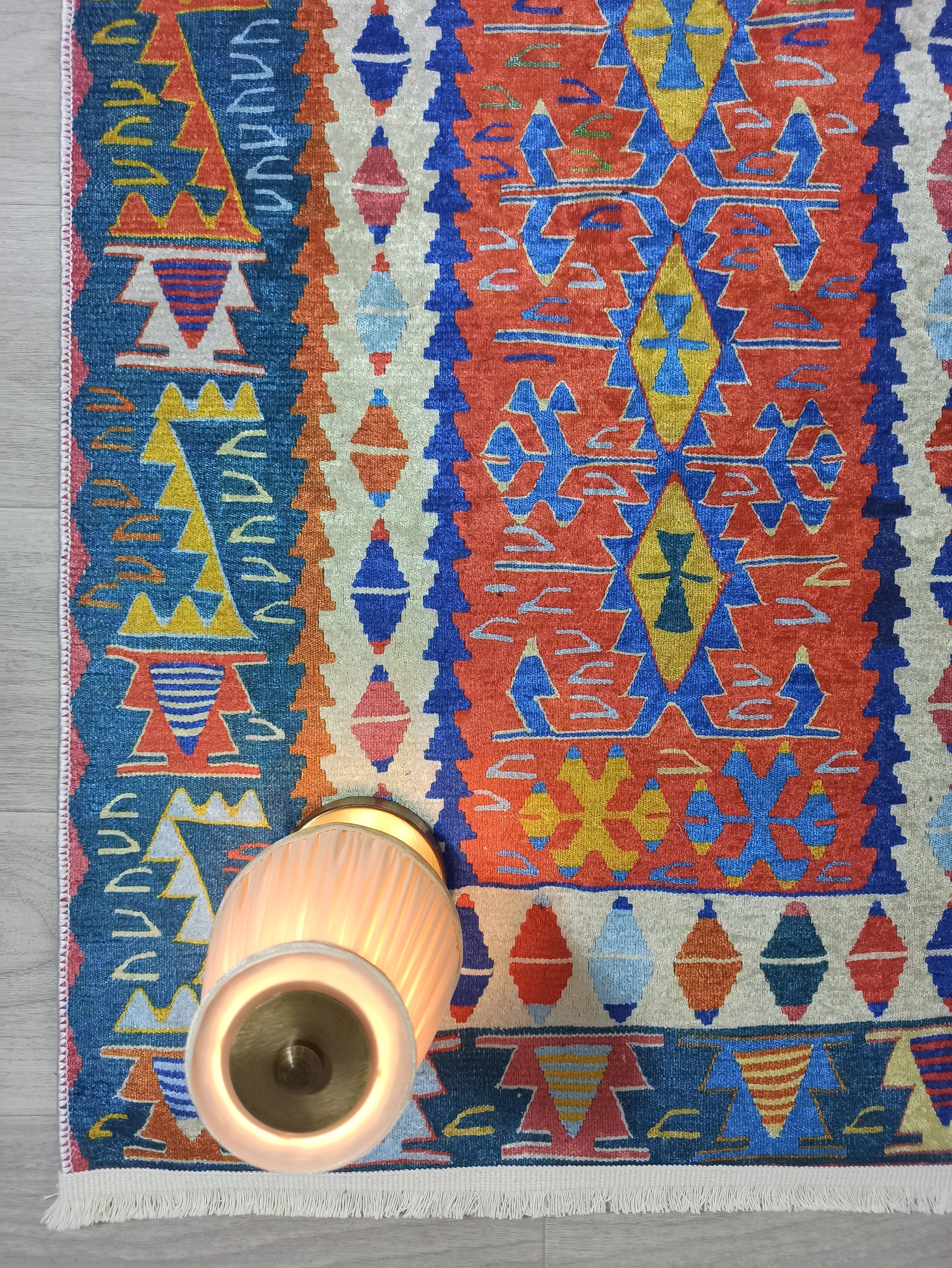 Kilim Style Runner &amp; Rug, Multi Color Rug, Modern Home Décor
