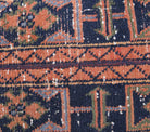 44x335 cm vintage patchwork Anatolian runner rug – Aretepetra, low pile, wool