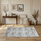 Floral pattern on the Nunu Ashina vintage runner rug – handmade in Anatolia, Turkey