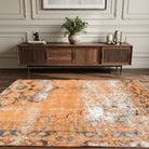 Oriental pattern on the Isonoma vintage area rug – handmade in Anatolia, Turkey