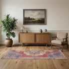 Oriental pattern on the Cemilesema Emel vintage runner rug – handmade in the Persian region