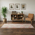 Tribal pattern on the Busekusa Emmy vintage runner rug – handmade in Anatolia, Turkey