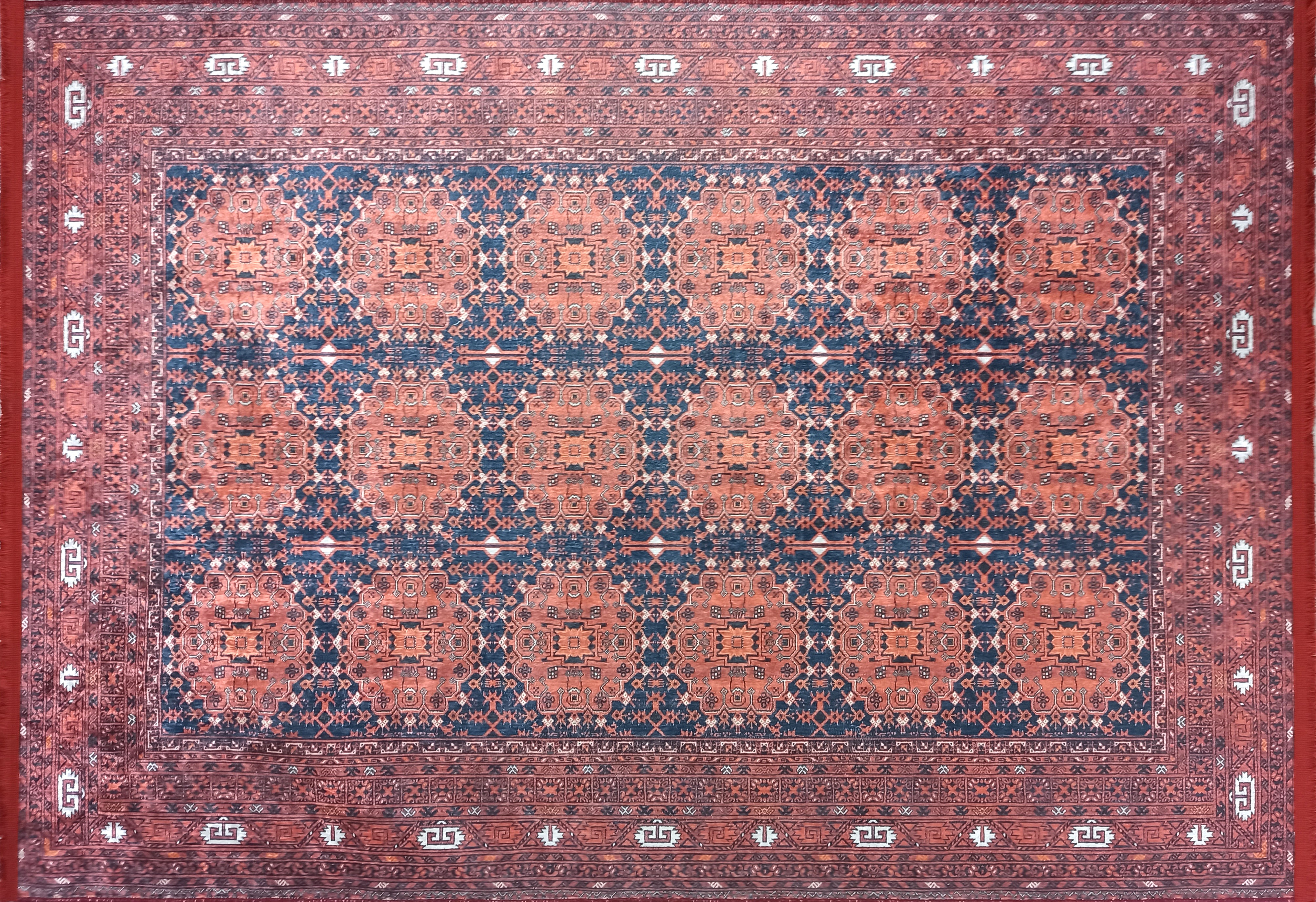 Persian Heriz Red Oriental Area Rug