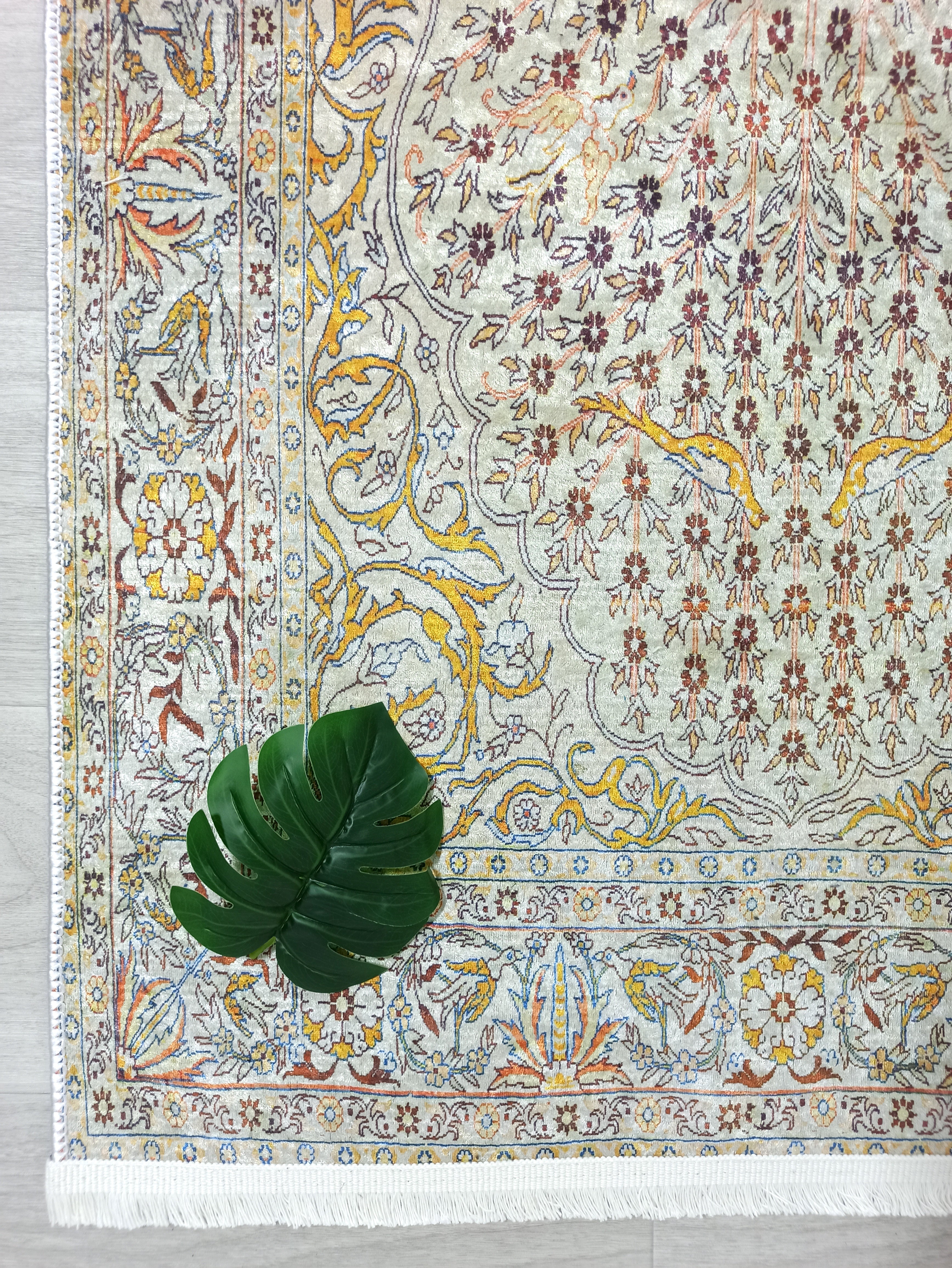 Turkish Beige Ivory Vintage Neutral Beige Rug