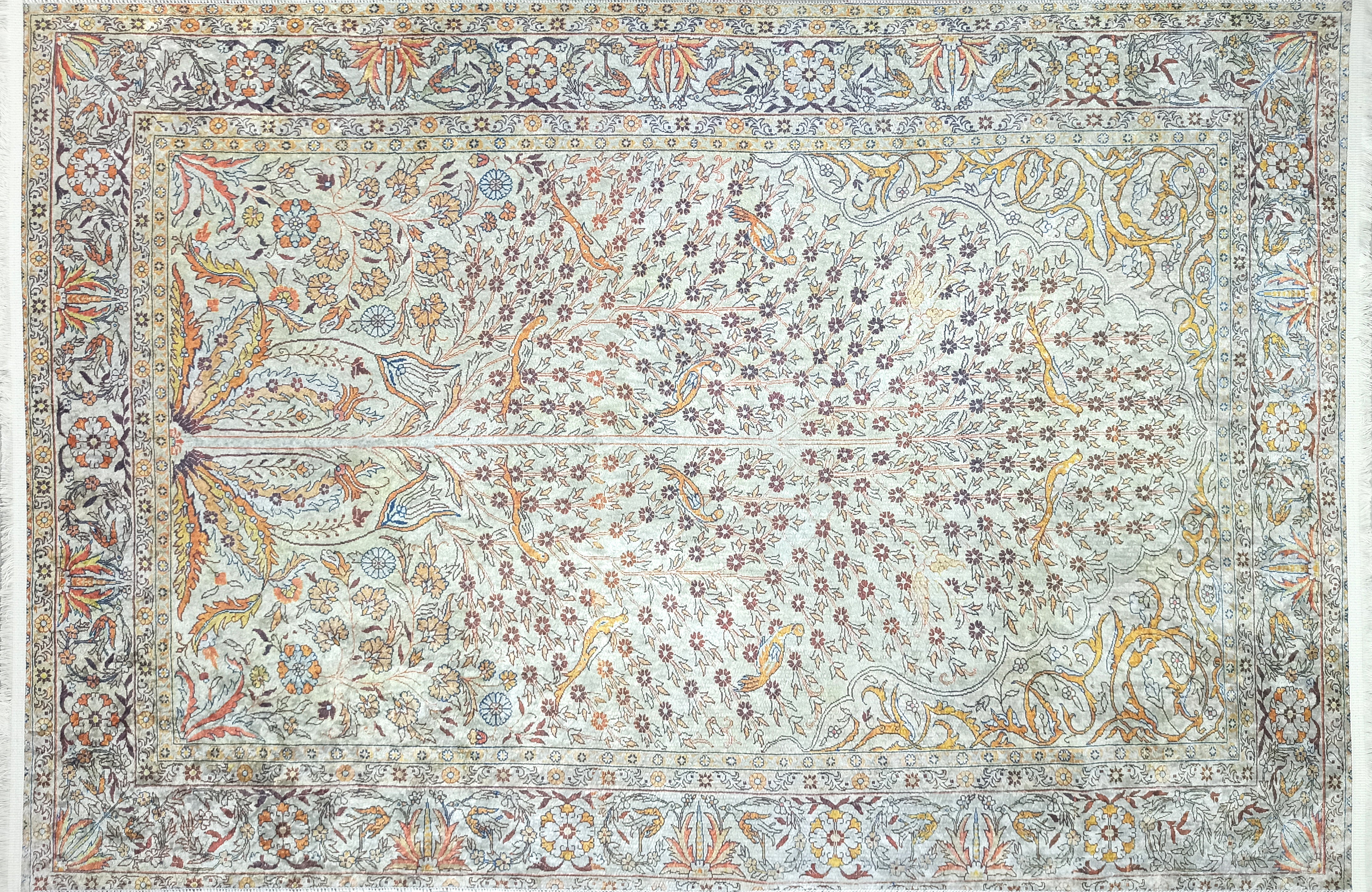 Turkish Beige Ivory Vintage Neutral Beige Rug