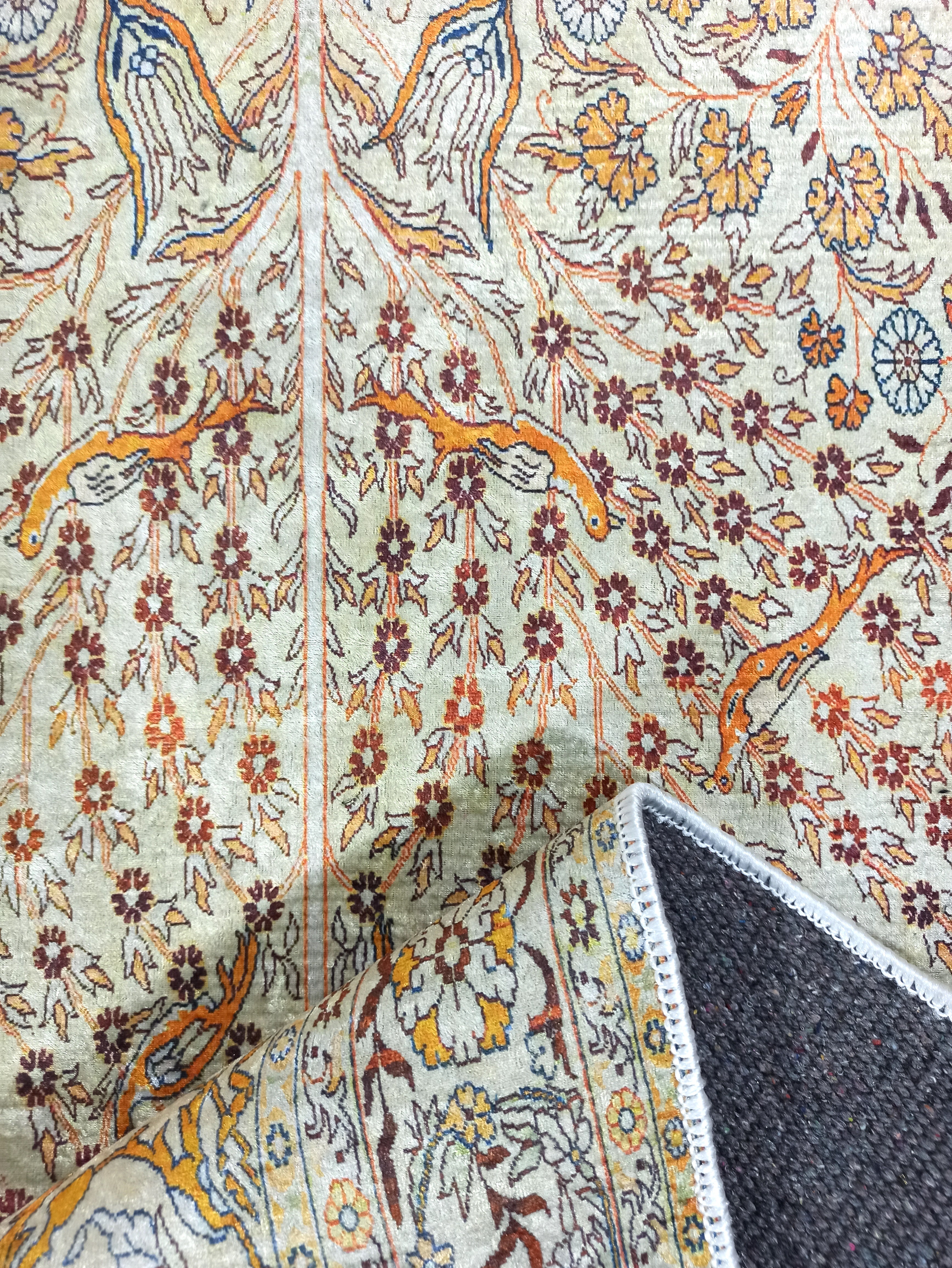 Turkish Beige Ivory Vintage Neutral Beige Rug