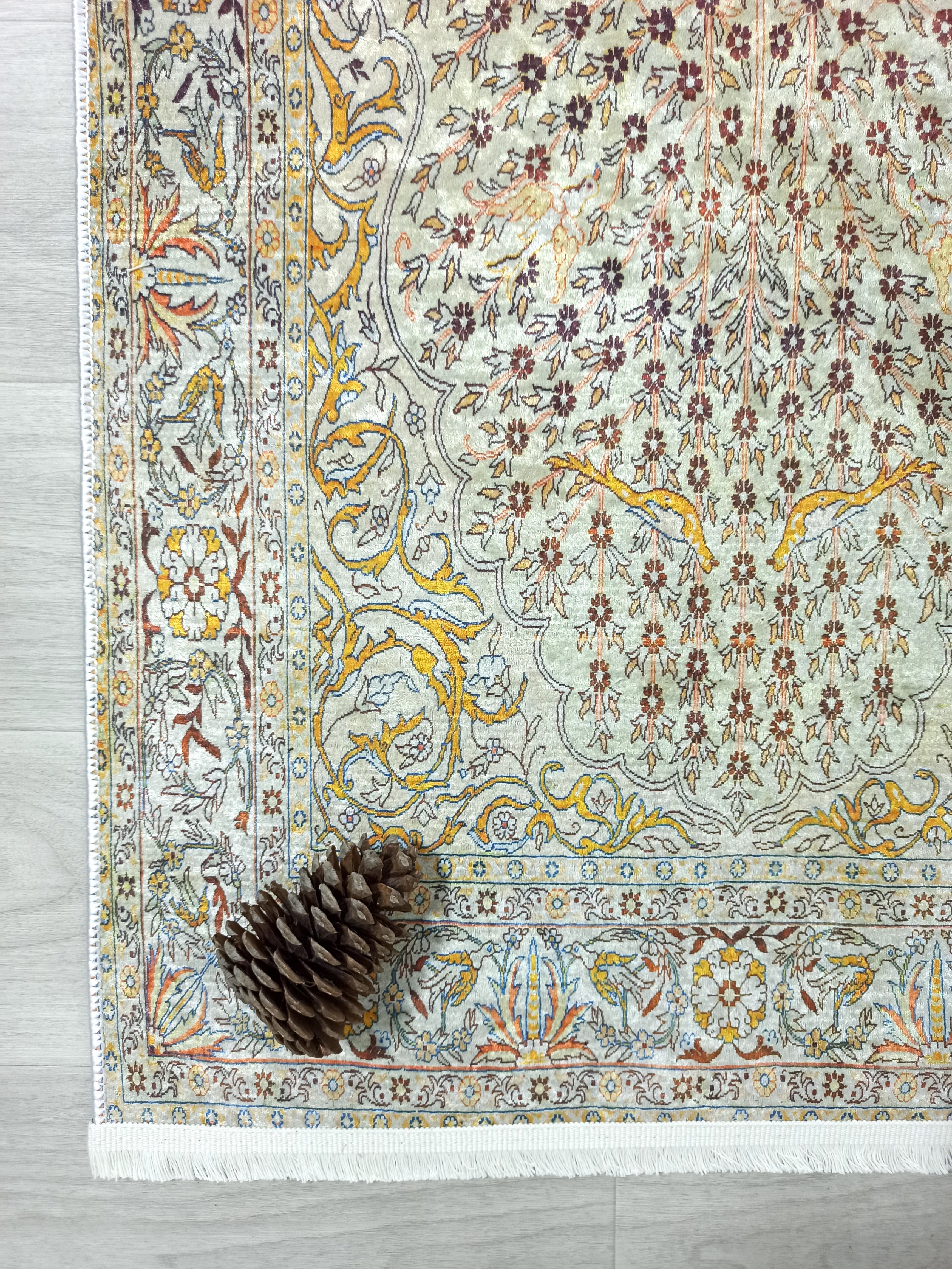 Turkish Beige Ivory Vintage Neutral Beige Rug