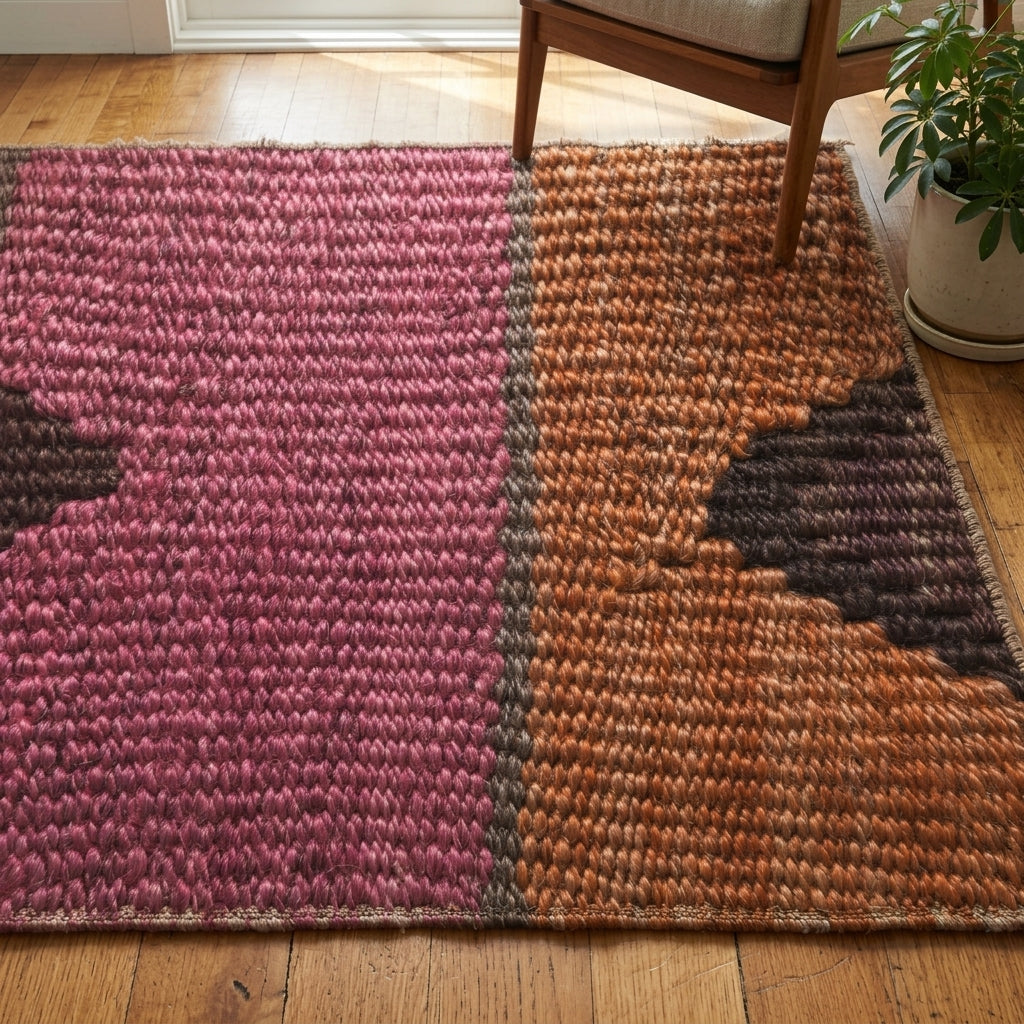 Tribal pattern on the Suzanbahar Guncicek vintage kilim rug – handwoven flatweave in Sivas, Turkey