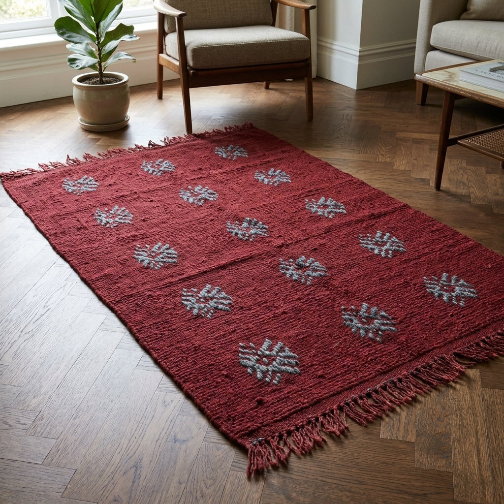 Geometric pattern on the Sugonca Gunnur vintage kilim rug – handwoven flatweave in Sivas, Turkey