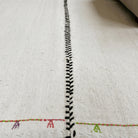 Solid pattern on the Sidikanaz Hanane vintage kilim rug – handwoven flatweave in Sivas, Turkey