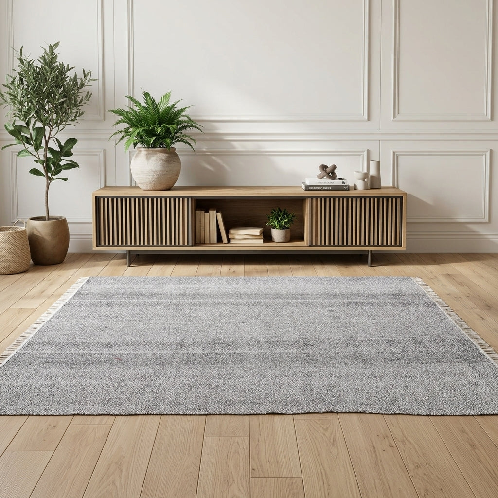 Solid pattern on the Servyaz Havvs vintage kilim rug – handwoven flatweave in Sivas, Turkey