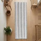 Striped pattern on the Trapezous vintage kilim runner rug – handwoven flatweave in Anatolia, Turkey
