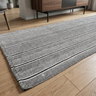 Striped pattern on the Thalassolyra vintage kilim runner rug – handwoven flatweave in Anatolia, Turkey