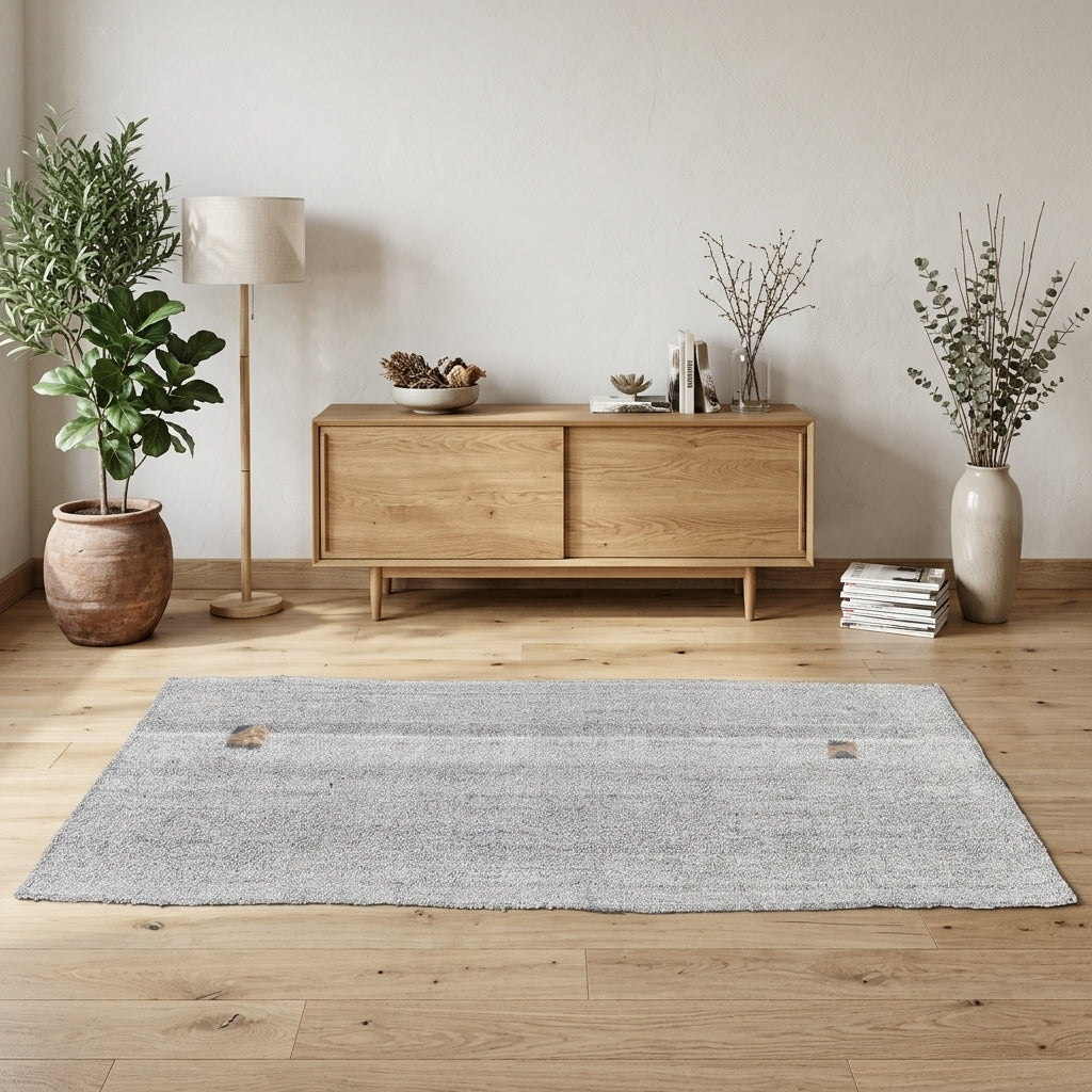 Solid pattern on the Sophrochoria vintage kilim runner rug – handwoven flatweave in Anatolia, Turkey