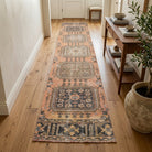 Floral pattern on the Ardicnaz vintage runner rug – handmade in Anatolia, Turkey