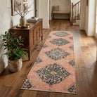 Oriental pattern on the Astraphone vintage runner rug – handmade in Anatolia, Turkey