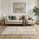 Ikat pattern on the Eleuthephone distressed vintage area rug – handmade in Anatolia, Turkey