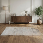 Geometric pattern on the Reyhangun distressed vintage runner rug – handmade in Anatolia, Turkey