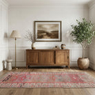 Traditional pattern on the Buseay vintage runner rug – handmade in Anatolia, Turkey