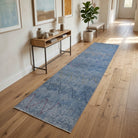 Floral pattern on the Yasemincihan vintage runner rug – handmade in Anatolia, Turkey