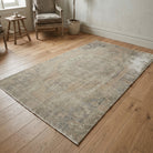 Oriental pattern on the Theopnoe antique washed vintage area rug – handmade in Anatolia, Turkey