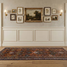 Ikat pattern on the Nihanefruz vintage runner rug – handmade in Anatolia, Turkey