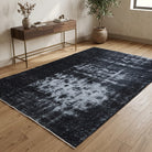 Solid pattern on the Nuraysegul overdyed vintage area rug – handmade in Anatolia, Turkey