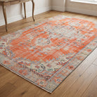 Oriental pattern on the Bengidil vintage area rug – handmade in Anatolia, Turkey