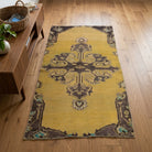 Oriental pattern on the Sebnihal vintage area rug – handmade in Anatolia, Turkey