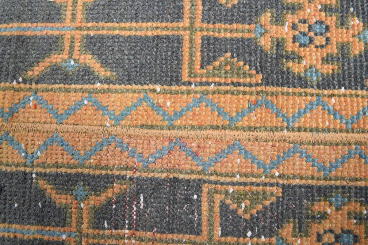 2x10 Handmade Patchwork Runner Rug